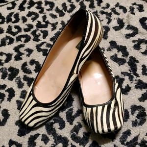 N.Y.L.A. ballet flats with real fur